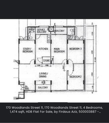Blk 170 Woodlands Street 11 (Woodlands), HDB 5 Rooms #574234611